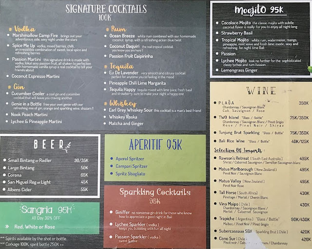 nook bali seminyak menu nook bali seminyak menu