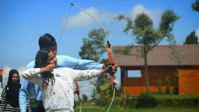 Pesona Umbul Sidomukti Semarang, Ketahui Alamat, Harga Tiket Masuk, Jam Buka + Penginapan Umbul Sidomukti : Area Memanah