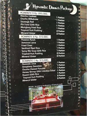 The Manglung View & Resto : Menu Romantis